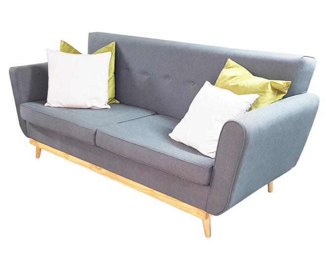 Grey Cushion Sofa Side